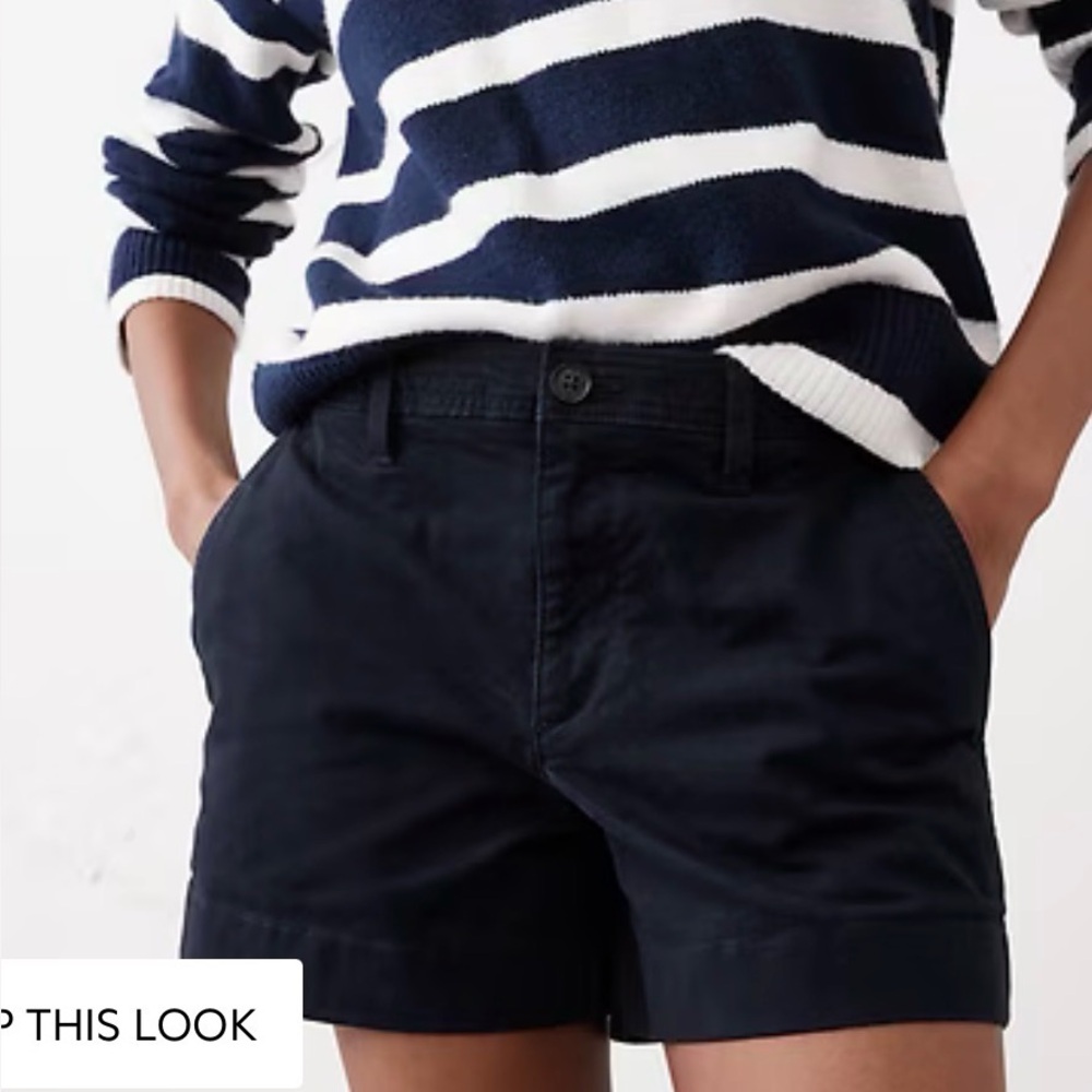 Banana Republic Dark Navy Blue Authentic Chino Shorts